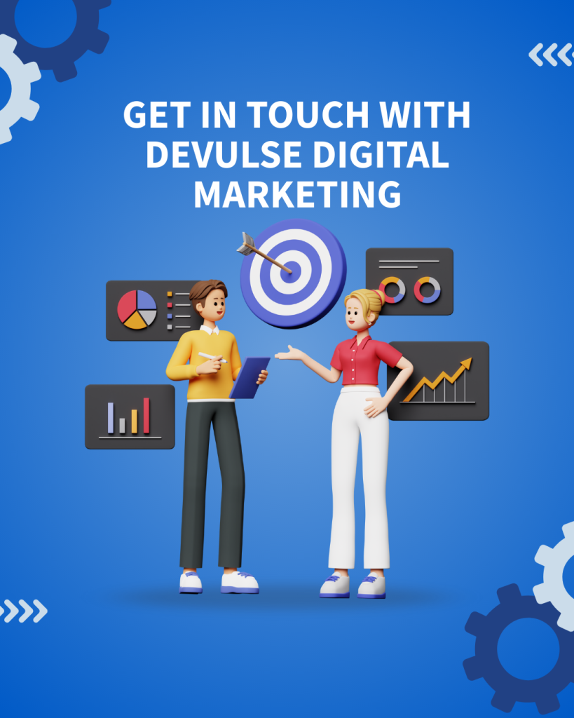 blue white and yellow illustrative digital marketing agency instagram post