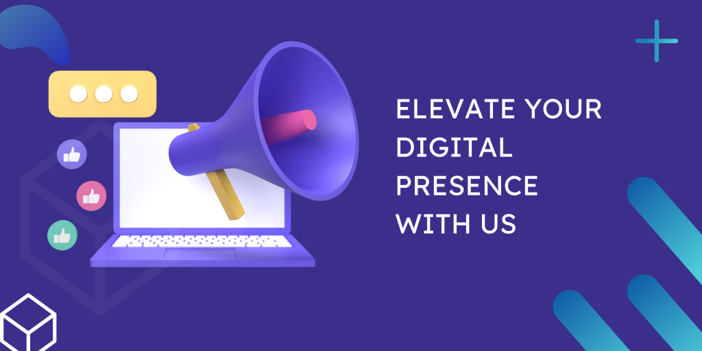 purple modern digital marketing banner